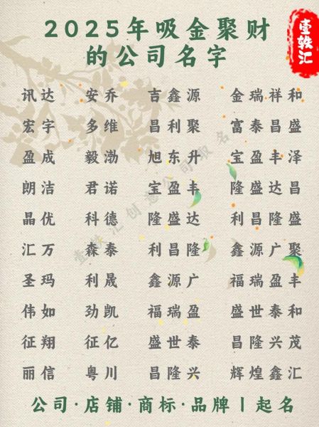 带财运的名字怎么取_公司起名带财运的字有哪些