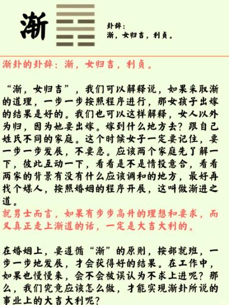 渐卦财运如何_渐卦求财吉凶