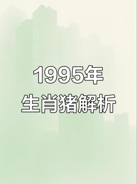 1995年属猪财运如何_95年出生今年财运旺吗