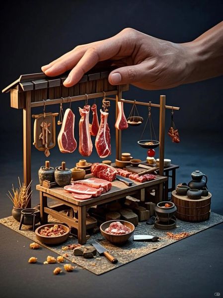 梦到赶集买肉是什么意思_梦见集市卖肉预示什么